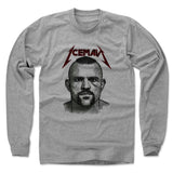 Mens Long Sleeve Heather Gray