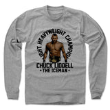 Mens Long Sleeve Heather Gray