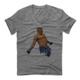 Mens Men's V-Neck Heather Gray