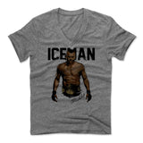 Mens Men's V-Neck Heather Gray