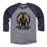 Mens Baseball T-Shirt Navy / Heather Gray