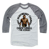 Mens Baseball T-Shirt Heather Gray / Ash