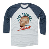 Mens Baseball T-Shirt Indigo / Ash