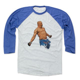 Mens Baseball T-Shirt Royal / Ash