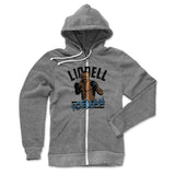 Mens Zip Hoodie Heather Gray