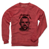 Mens Crew Sweatshirt Red