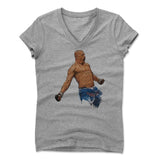 Womens Women's V-Neck Athletic Gray