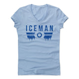 Womens Women's V-Neck Baby Blue